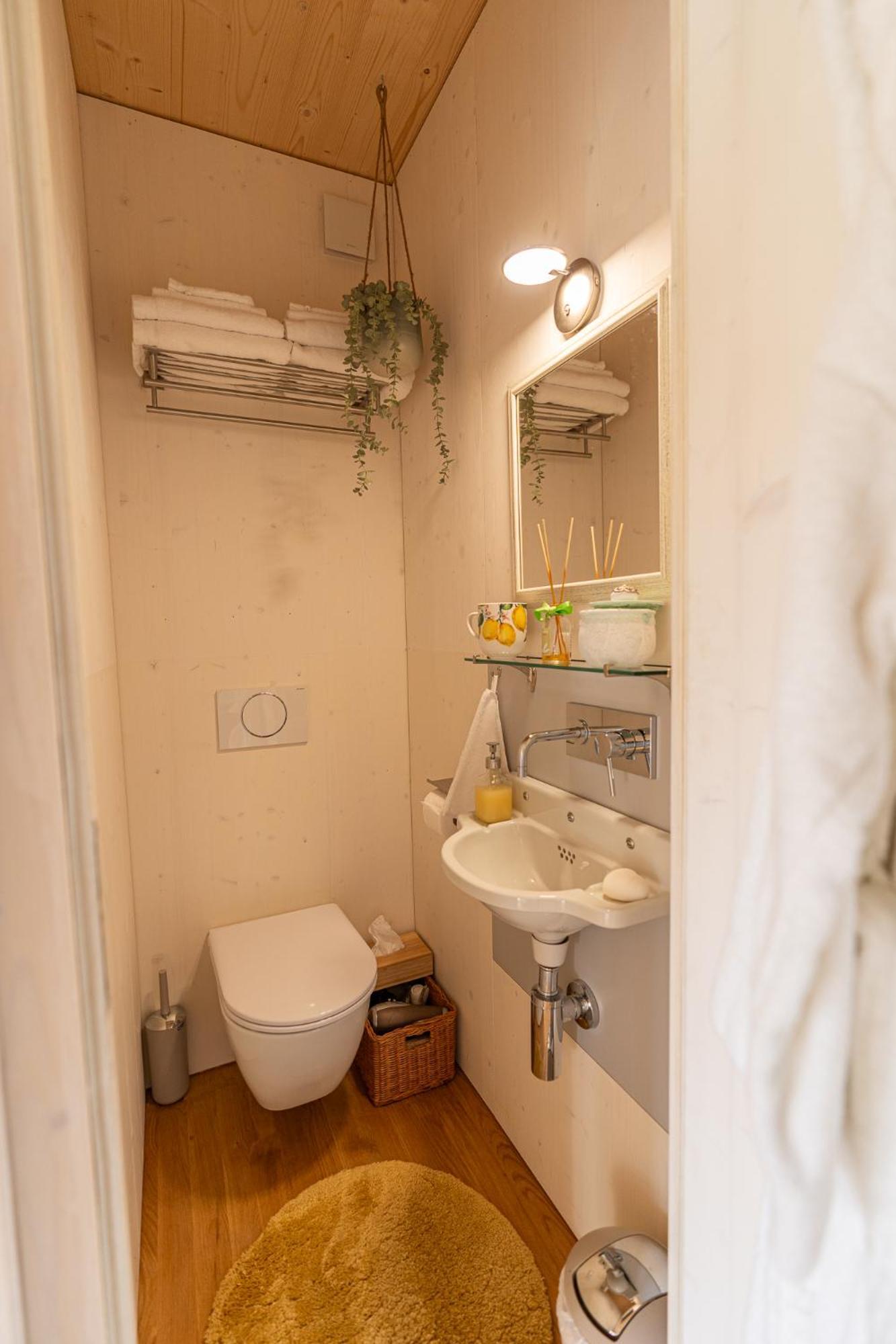 Tiny House Chez Claudine - Relaxen, Workspace, Naehe Thermen, Netflix, Free Parking & Wifi Brugg  Dış mekan fotoğraf