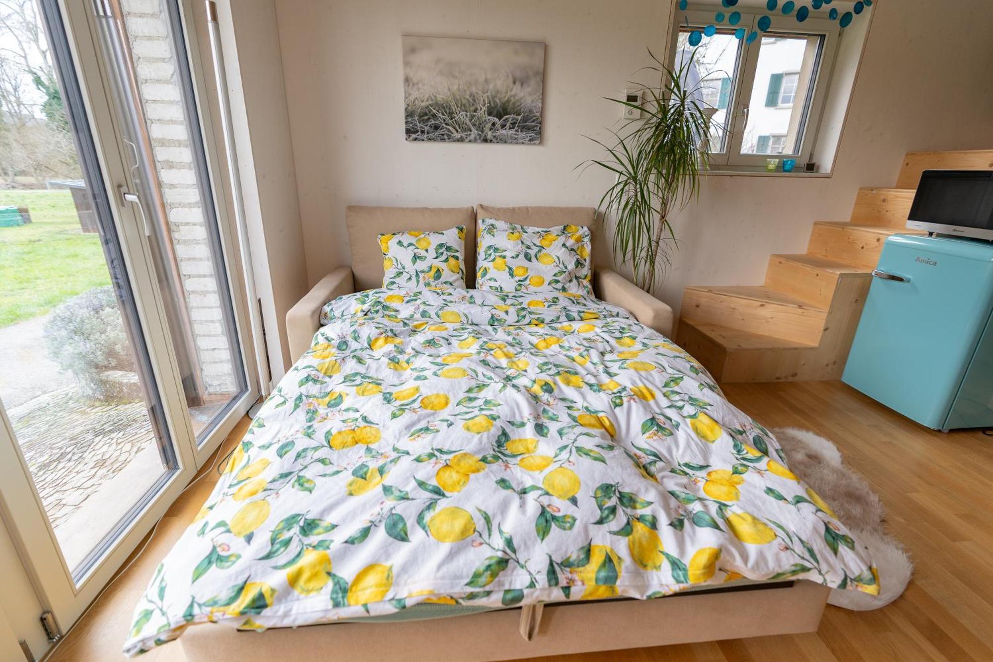 Tiny House Chez Claudine - Relaxen, Workspace, Naehe Thermen, Netflix, Free Parking & Wifi Brugg  Dış mekan fotoğraf