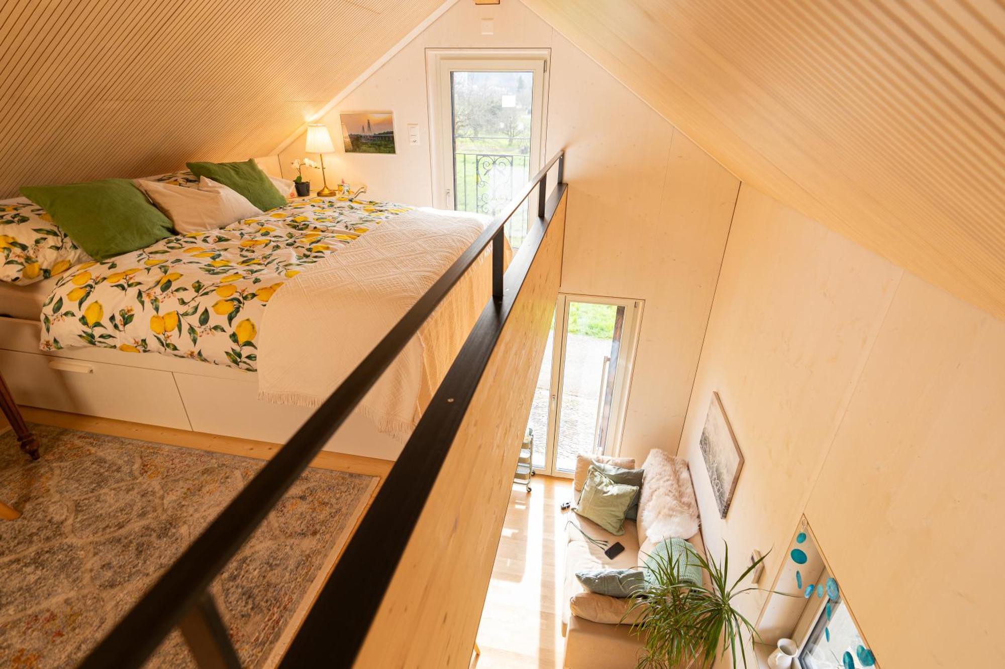 Tiny House Chez Claudine - Relaxen, Workspace, Naehe Thermen, Netflix, Free Parking & Wifi Brugg  Dış mekan fotoğraf
